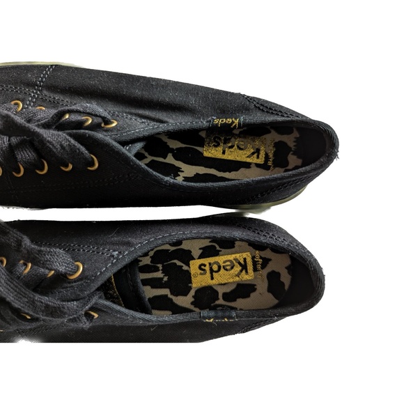 Keds kickstart leo foxing black sneakers size 6.5 NWOT - Picture 4 of 4